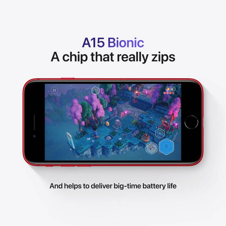 APPLE iPhone SE 2022 (64 GB, Rouge, 4.7", 12 MP, 5G)