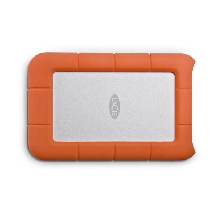 LACIE Rugged Mini (USB Typ-C, 1 TB, Orange)