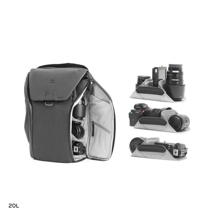 PEAK DESIGN Everyday Backpack 20 l v2 Kamera Rucksack (Schwarz)