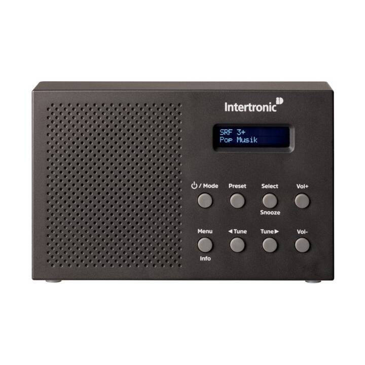 INTERTRONIC DAB + / FM RA-28 Radios numériques (Noir)