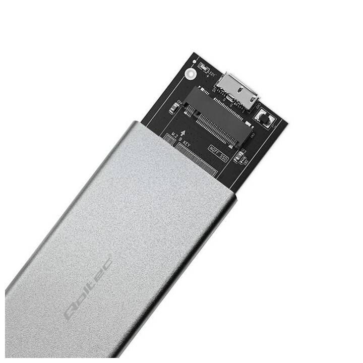 QOLTEC Boîtiers pour disques durs 51833 (USB 3.0, SATA, M.2, USB 3.0 de type A)