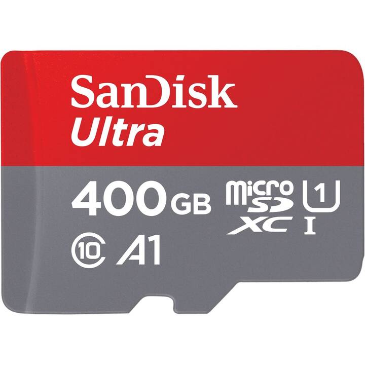 SANDISK MicroSDXC Ultra (Class 10, A1, 400 Go, 120 Mo/s)