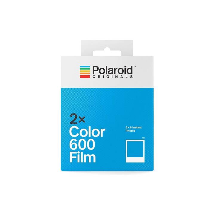 POLAROID Color 600 - 16x Pellicule instantané (Polaroid 600, Blanc)