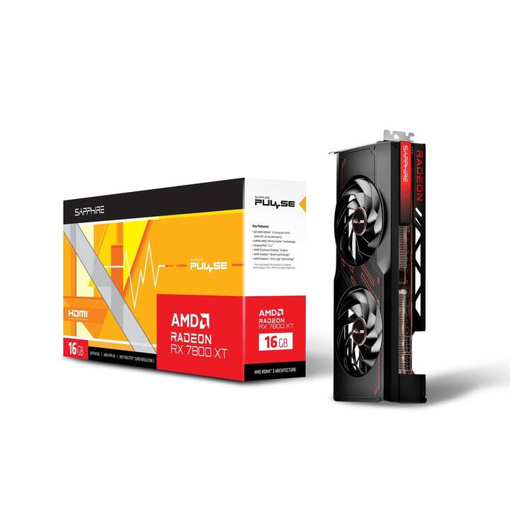 SAPPHIRE TECHNOLOGY Pulse AMD Radeon RX 7800 XT (16 GB)