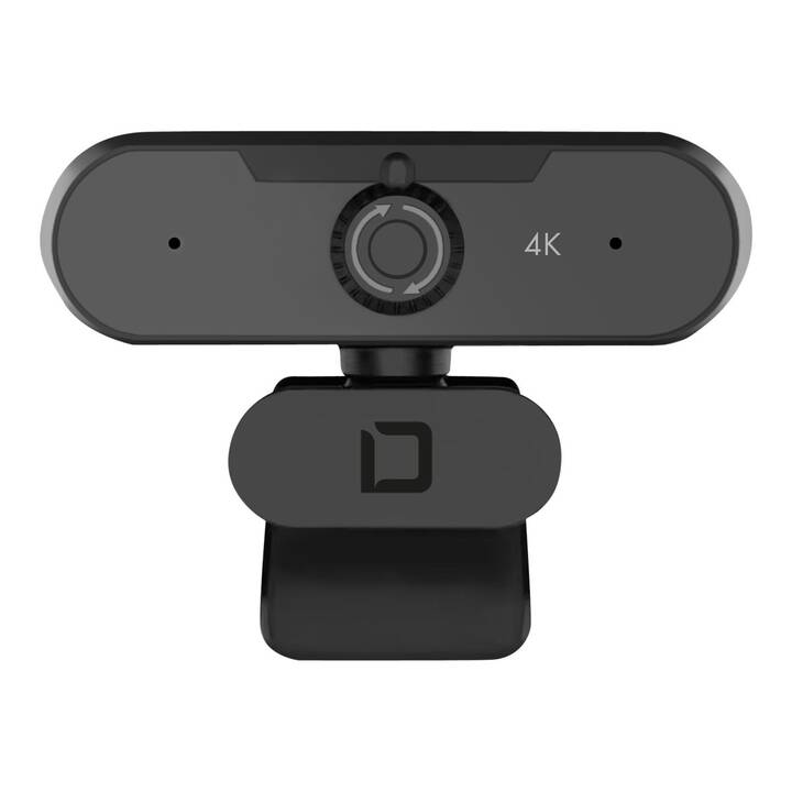 DICOTA PRO Plus Webcam (3840 x 2160, Noir)