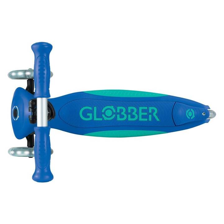 GLOBBER Scooter Primo Foldable Plus Lights Mini  (Blau)