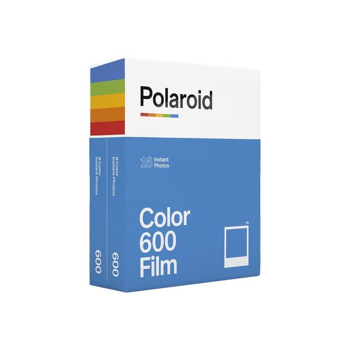 POLAROID Color 600 - 16x Pellicule instantané (Polaroid 600, Blanc)
