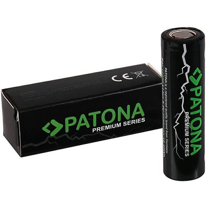 PATONA Universel Premium Cell 18650 Accu de caméra (Lithium-Ion, 3350 mAh)