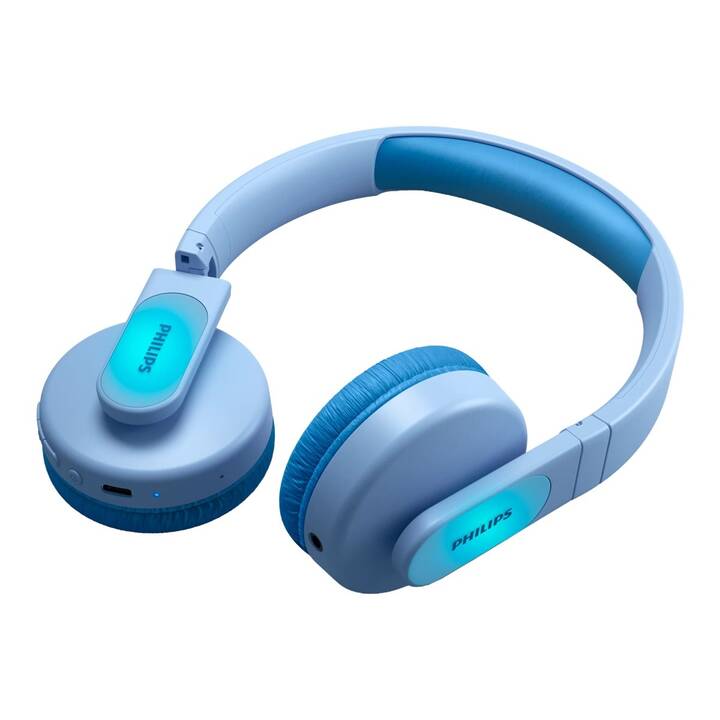 PHILIPS TAK4206BL Kinderkopfhörer (On-Ear, Bluetooth 5.0, Blau)
