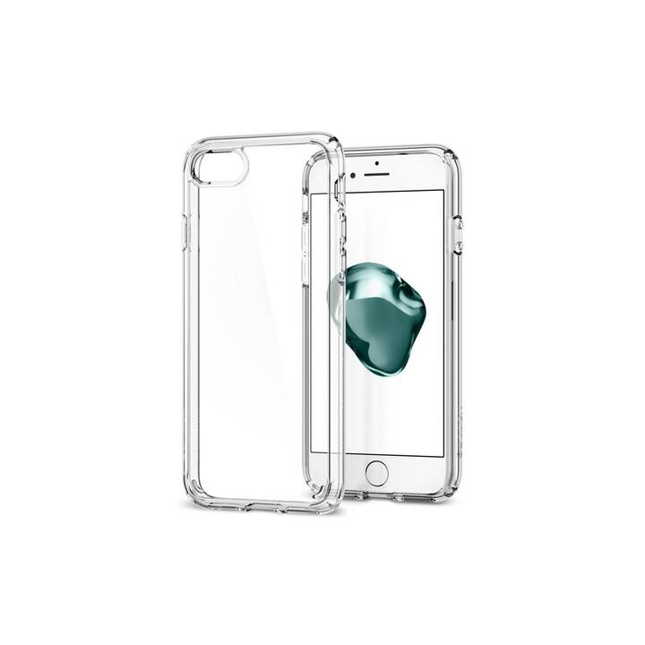 SPIGEN Backcover Ultra Hybrid (iPhone 8, iPhone 7, Transparente)