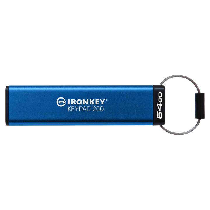 KINGSTON TECHNOLOGY IronKey Keypad 200 (64 GB, USB 3.0 de type A)