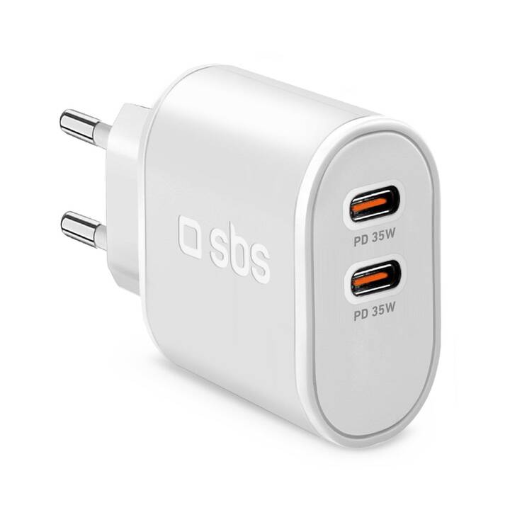 SBS PD 35W Chargeur mural (35 W, USB-C)