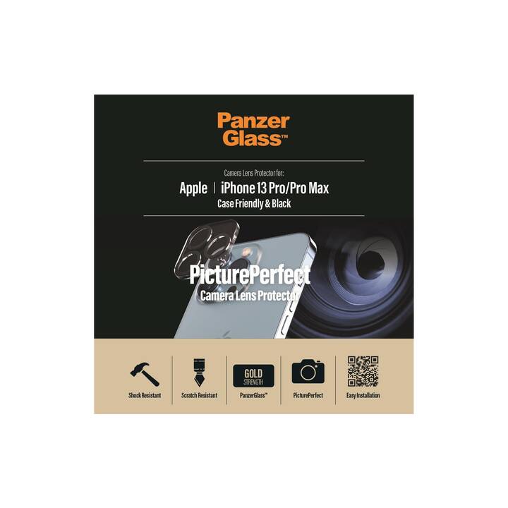 PANZERGLASS Kamera Schutzglas Protector (iPhone 13 Pro Max, iPhone 13 Pro, 1 Stück)