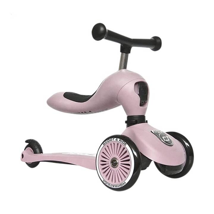 SCOOT AND RIDE Scooter Highwaykick (Schwarz, Rosa)