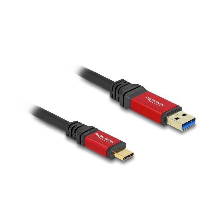 DELOCK Câble (USB 3.1 de type A, USB de type C, 3 m)