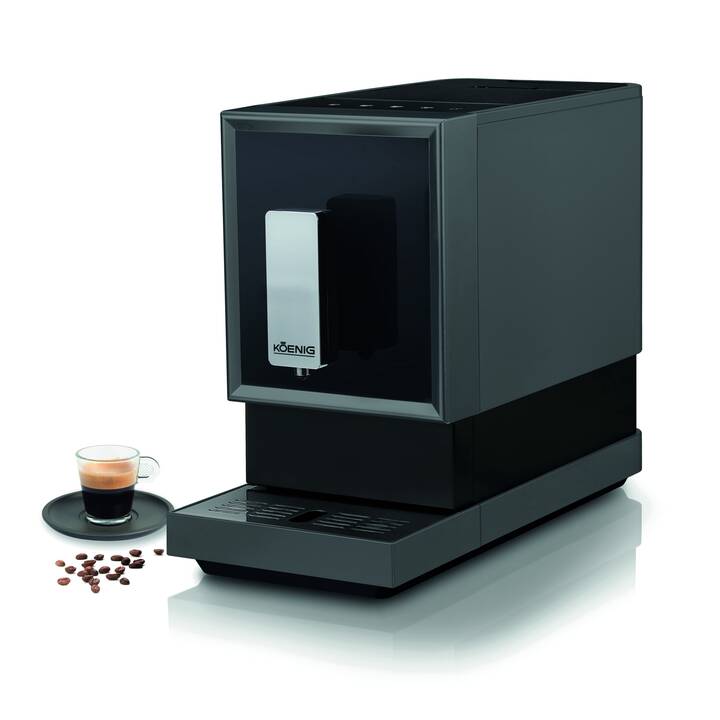 KOENIG Finessa Black Cube (Noir, 1.2 l, Machines à café automatique)