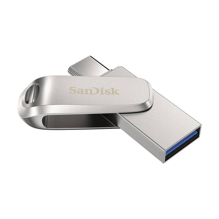 SANDISK Ultra Dual Drive Luxe (128 GB, USB 3.1 Typ-A, USB 3.1 Typ-C)