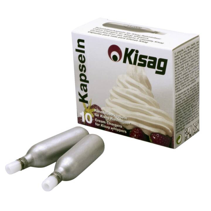 KISAG Capsules de siphon à crème (10x)