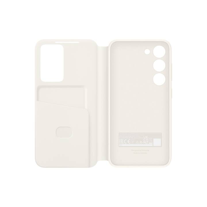 SAMSUNG Flipcover Smart View Wallet Case (Galaxy S23, Crema)