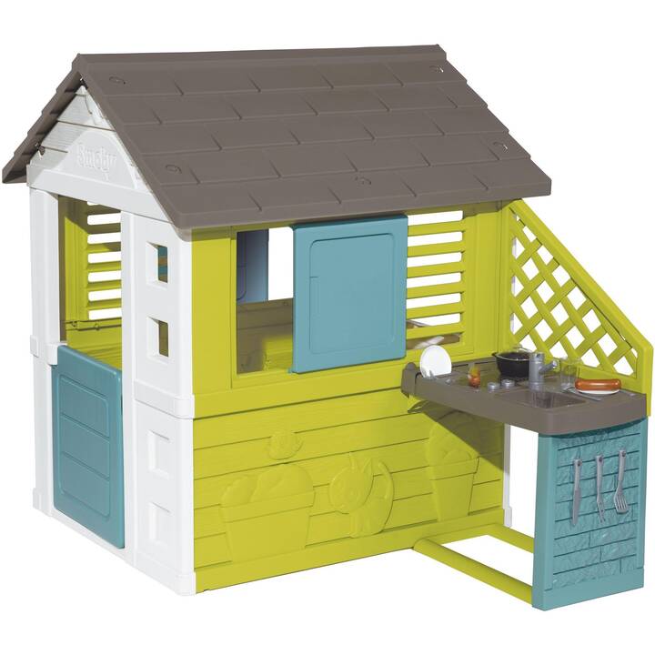 SMOBY INTERACTIVE Pretty Haus mit Sommerküche Casetta da gioco