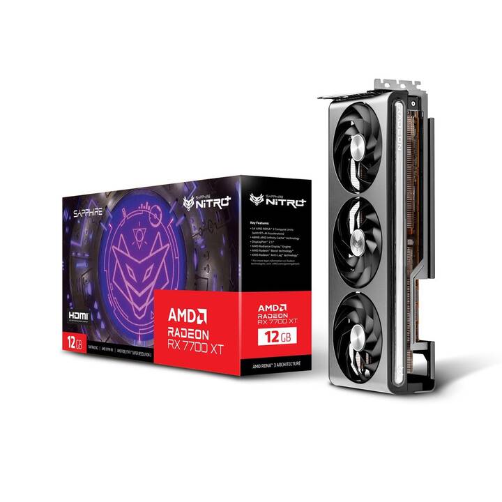SAPPHIRE TECHNOLOGY Nitro+ AMD Radeon RX 7700 XT (12 Go)