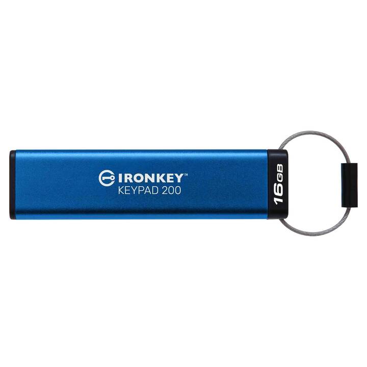 KINGSTON TECHNOLOGY IronKey Keypad 200 (16 GB, USB 3.0 Typ-A)