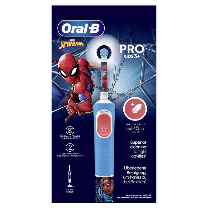 ORAL-B Vitality Pro 103 Kids Spiderman (Blau, Rot)