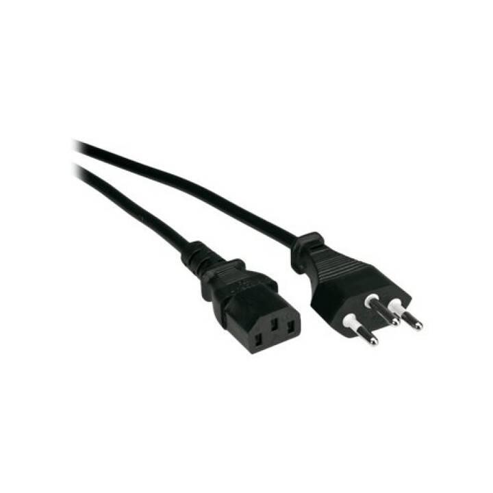 XCAB Câble secteur (C13 / T12, 1.8 m, Noir)