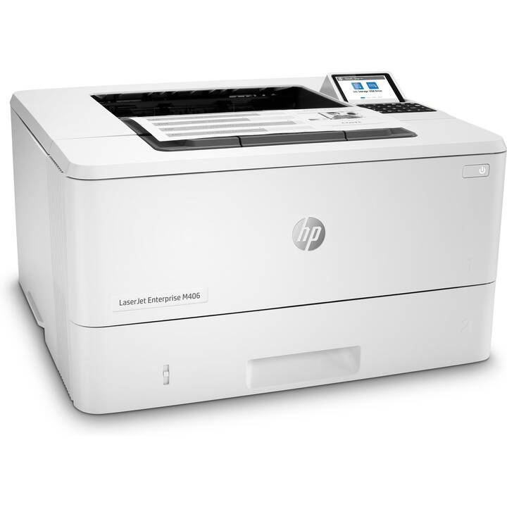 HP LaserJet Enterprise M406dn (Imprimante laser, Noir et blanc, USB)