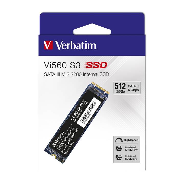 VERBATIM Vi560 S3 (SATA-I, 512 GB)