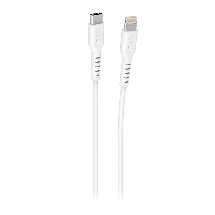 SBS Kabel (Lightning, USB Typ-C, 3 m)