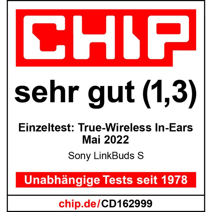 SONY LinkBuds S WF-LS900N (In-Ear, Bluetooth 5.2, Schwarz)