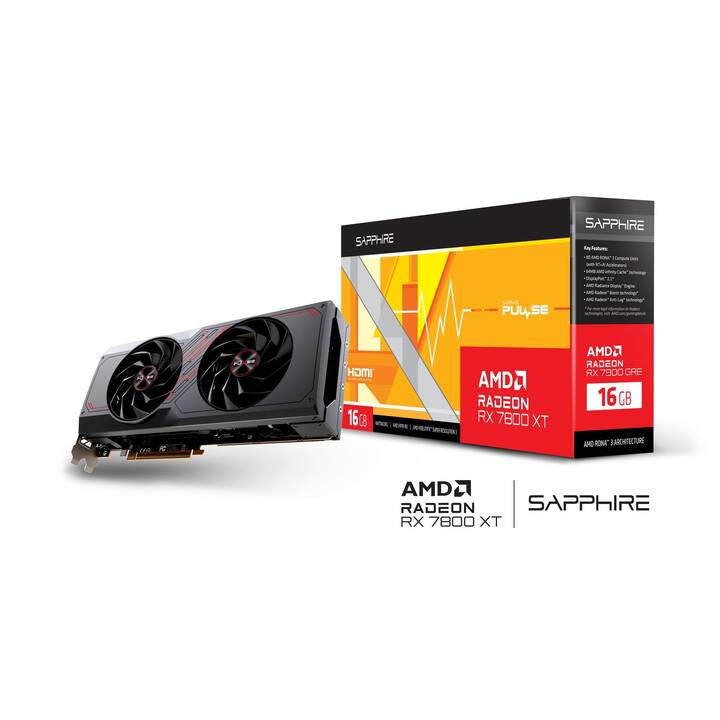 SAPPHIRE TECHNOLOGY Pulse AMD Radeon RX 7800 XT (16 GB)