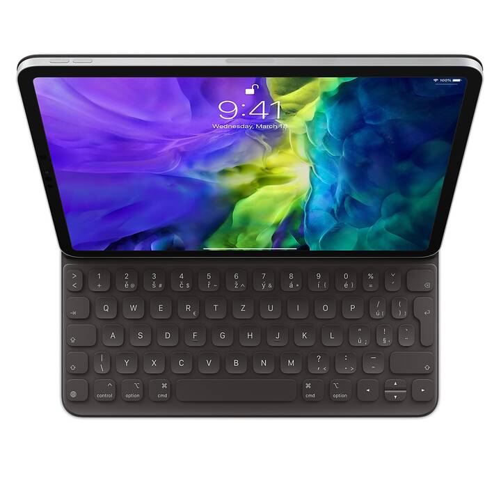 APPLE Smart Type Cover / Tablet Tastatur (11", iPad Air Gen. 5 2022, iPad Pro Gen. 5 2021, iPad Pro Gen. 4 2020, iPad Air Gen. 4 2020, iPad Pro Gen. 3 2018, iPad Pro 11 Gen. 4 2022, Schwarz)