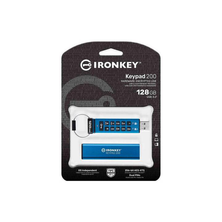 KINGSTON TECHNOLOGY IronKey (256 GB, USB 3.0 Typ-A)