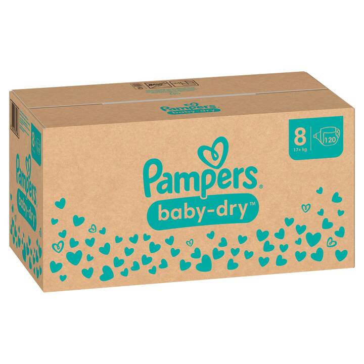 PAMPERS Baby-Dry 8 (120 pièce)