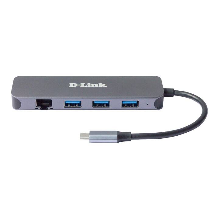 D-LINK  (RJ-45, USB Typ-C, USB Typ-A)