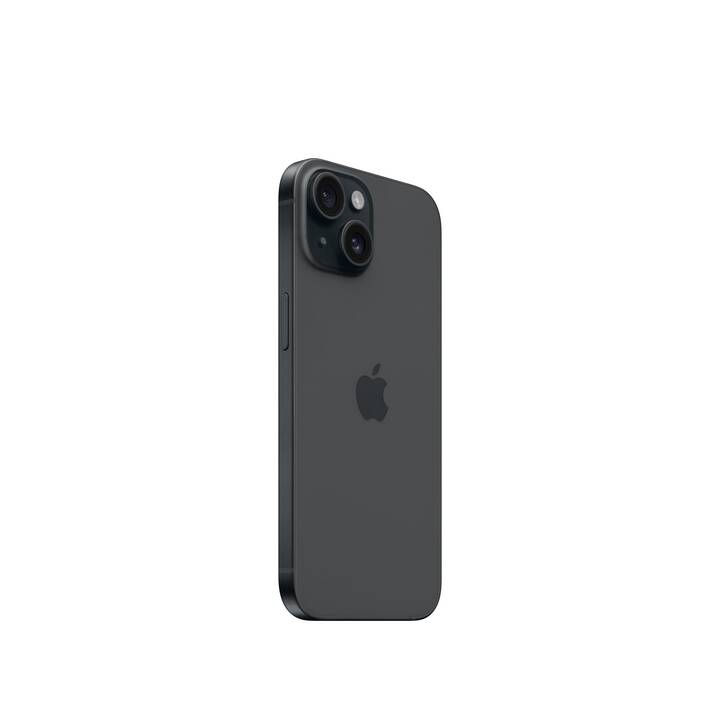 APPLE iPhone 15 (256 GB, Schwarz, 6.1", 48 MP, 5G)