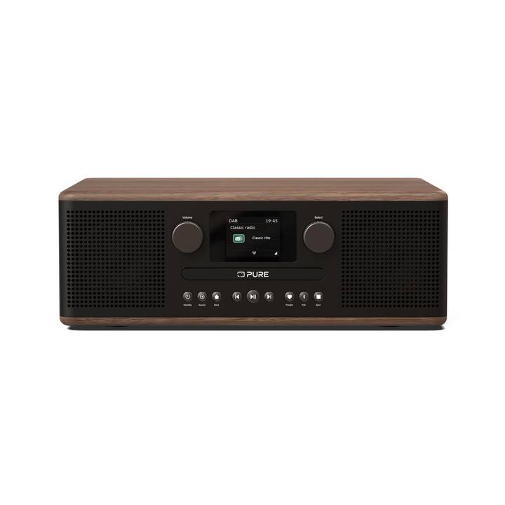 PURE Classic C-D6 Radios numériques (Brun, Noir)