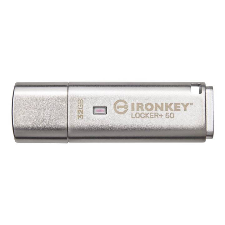 KINGSTON TECHNOLOGY IronKey Locker+ 50 (32 GB, USB 3.0 di tipo A)