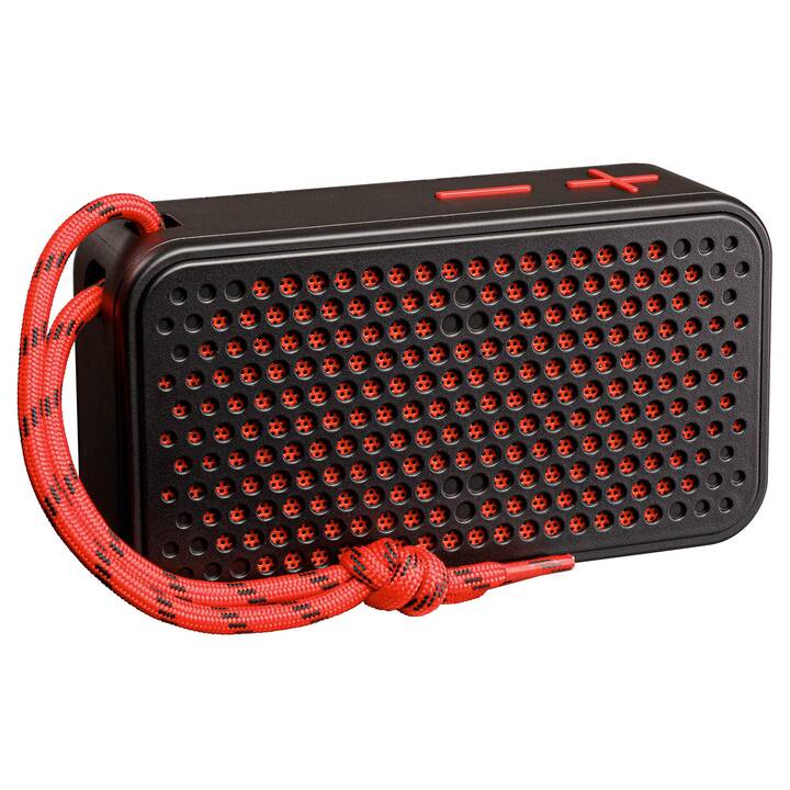 INTERTRONIC Bluetooth-Speaker BLT-80 GO (Schwarz, Rot)