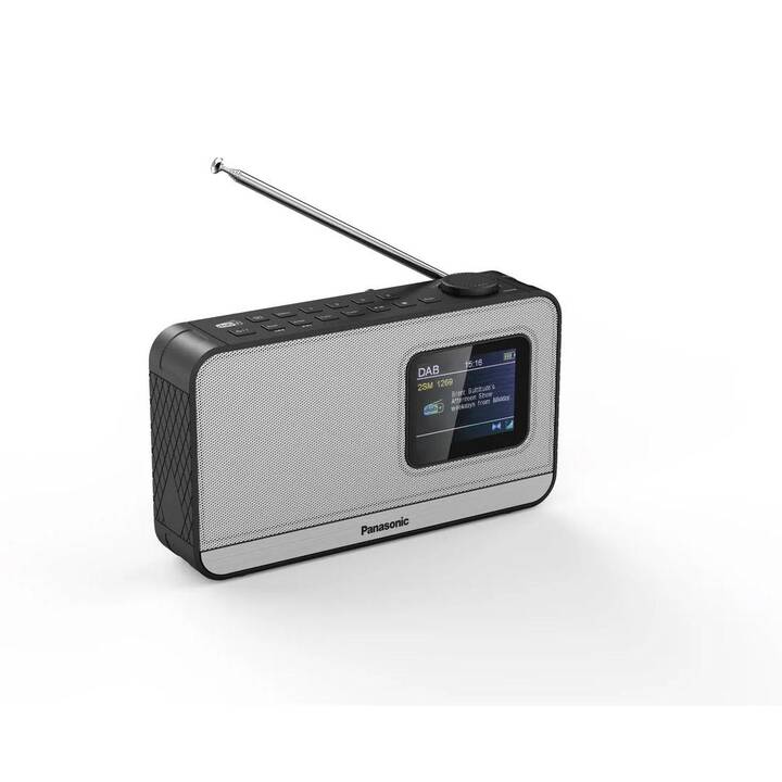 PANASONIC Portable D15 Digitalradio (Grau, Schwarz)