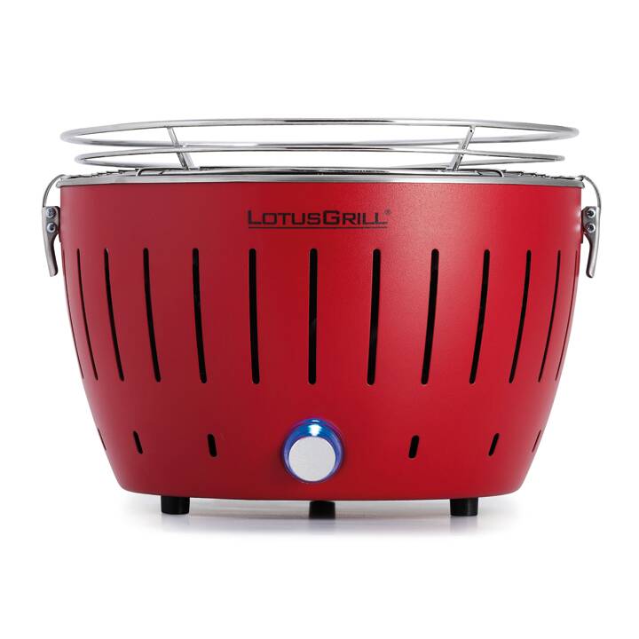 LOTUSGRILL Small Holzkohlegrill (Rot, Dunkelrot)