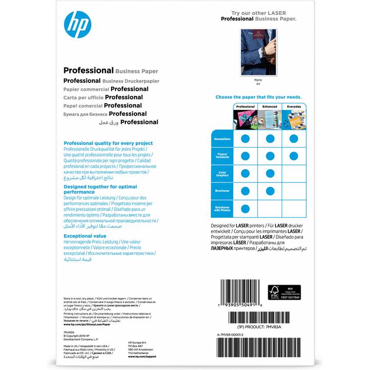 HP Papier photo (150 feuille, A4, 200 g/m2)