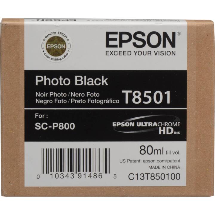 EPSON T8501 (Nero, Photo nero, 1 pezzo)