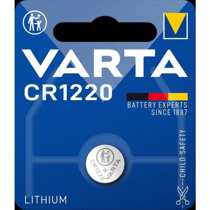 VARTA Batterie (CR1220, 1 Stück)