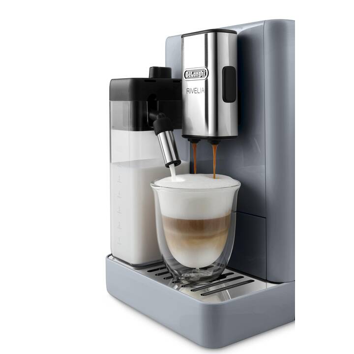 DELONGHI Rivelia EXAM440.55.G (Grau, 1.4 l, Kaffeevollautomat)