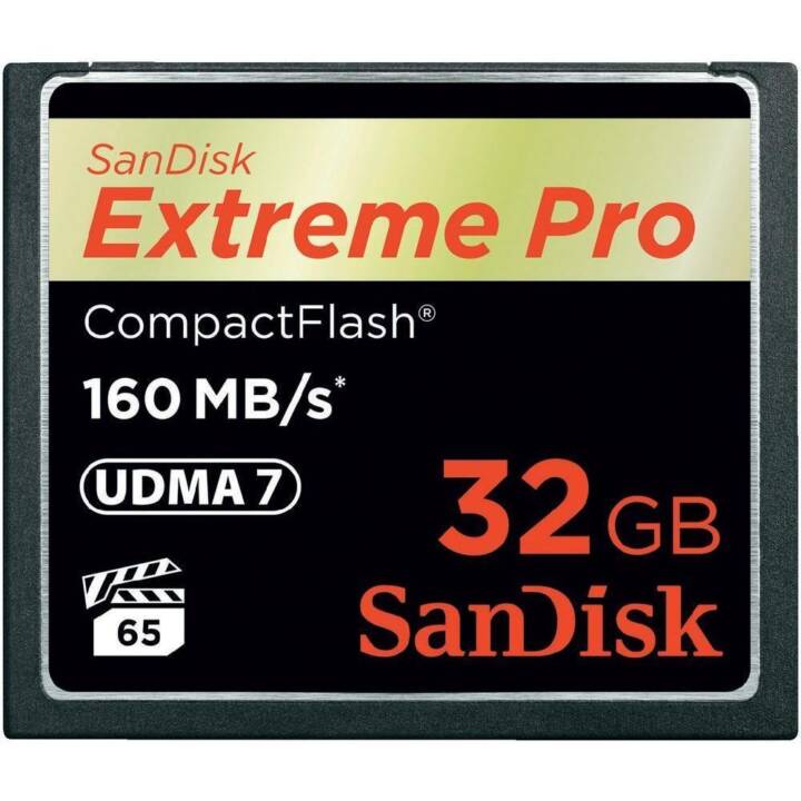 SANDISK Compact Flash Extreme PRO 32 GB (UDMA 7, 160 MB/s)
