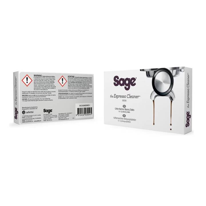 SAGE Detergente per apparecchio The Espresso Cleaner SEC250 (8 pezzo)