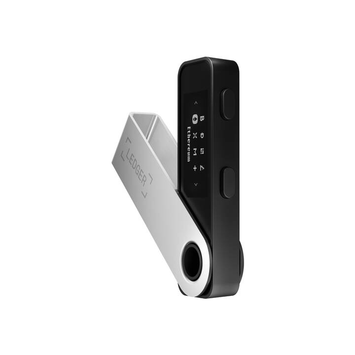 LEDGER Nano S Plus Crypto Wallet (Schwarz, USB Typ-C, USB Typ-A)